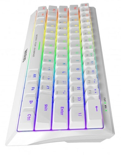 Marvo Saber 61 Wired Gaming Keyboard White Marvo Saber 61 Wired Gaming Keyboard White